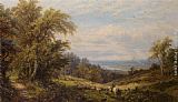 Alfred Glendening A View of Bostall Health painting